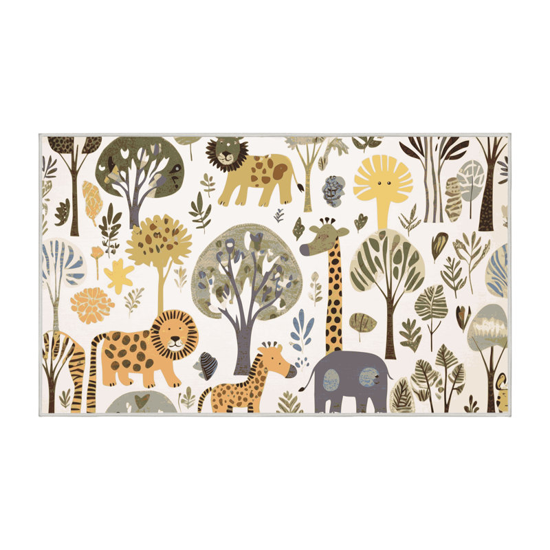 Tapis lavable Indigo, Rectangle 5 pi x 7 pi