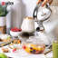 HADEN Heritage Ivory & Chrome Bundle with 2-Slice Toaster and Electric Kettle