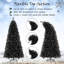 7 Ft Artificial Halloween Tree With Bendable Top Section 1050 Branch Tips 340 Lights