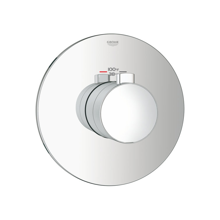Grohflex® Cosmopolitan Custom Shower Thermostatic Faucet Trim with Control Module