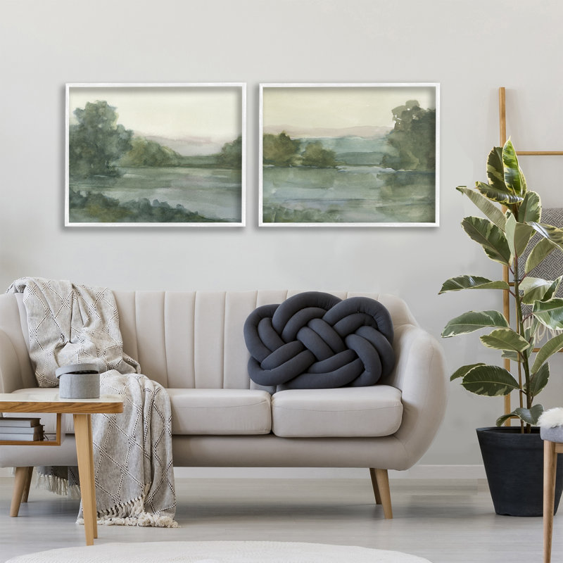 «Mountain Views in Mute Tones», ensemble de 2 giclées par Ethan Harper, H 24 po x l 30 po