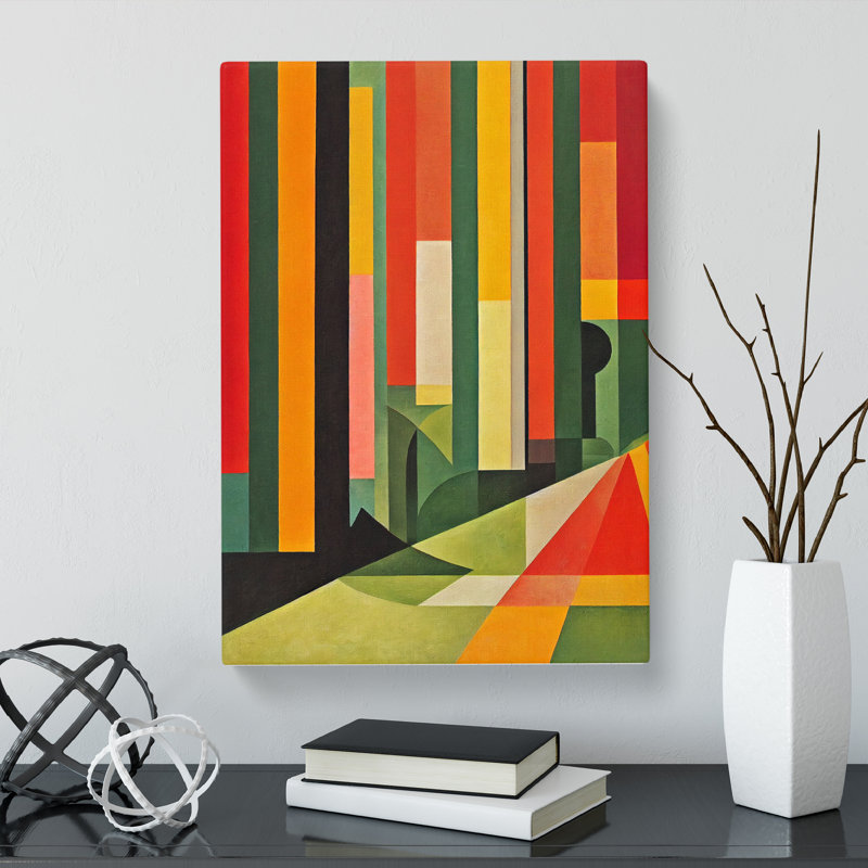 Autumn Forest Blocks Vol.2 - Wrapped Canvas, 60cm H x 40cm W x 3cm D