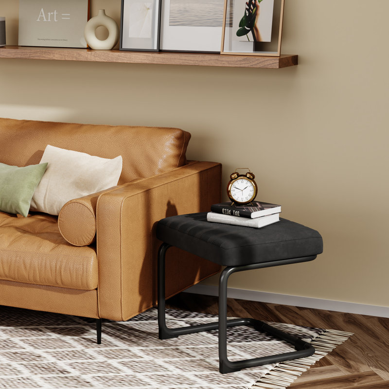 Tabouret d'appoint Climmie, Noir