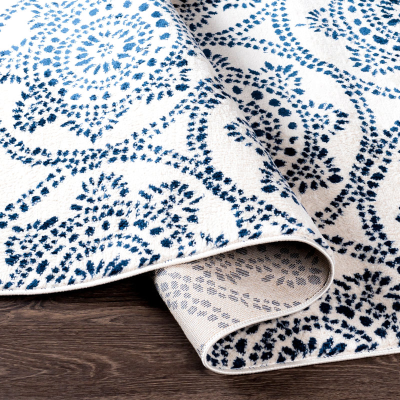 Tapis bleu Addilee, Rectangle 9 pi x 12 pi 3 po