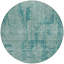 Tapis rond bleu 8 po