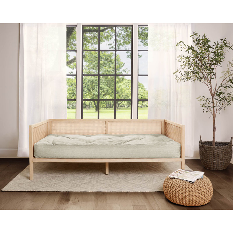 Matelas de futon en mousse viscoélastique Cotreau, 6", Lit simple, Beige
