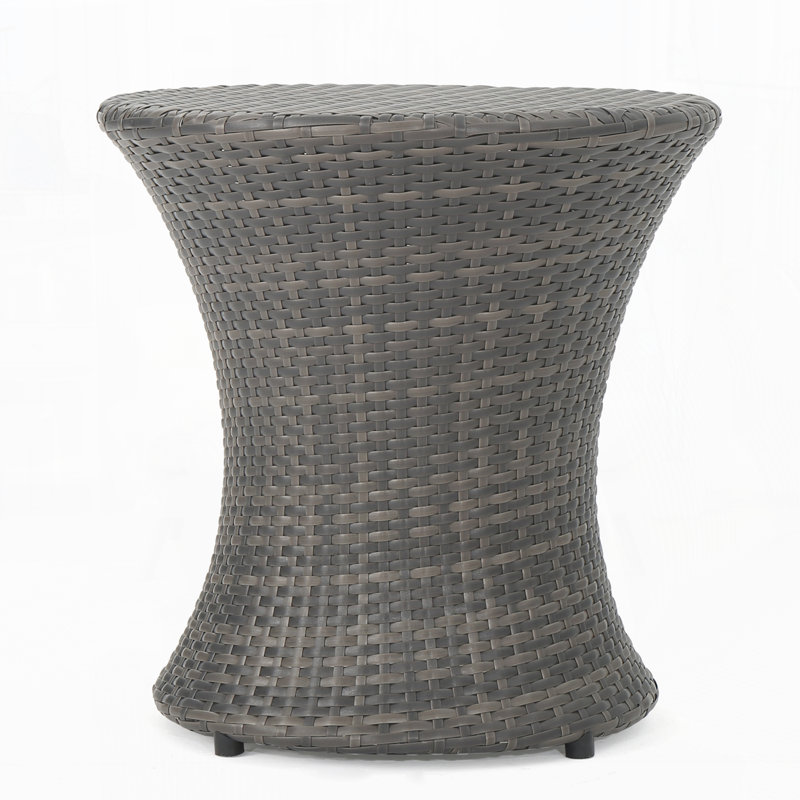 Outdoor Side Table, Gray