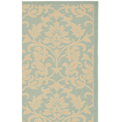 Davonia Performance Damask Indoor/Outdoor Area Rug