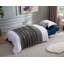 Camille Chaise Longue Daybed in Velvety Fabric-470050076