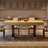 71 Inch Rectangular Dining Table with 2 Drawers, Large Wooden Kitchen Table for 6-8 People, Sturdy Double Pedestal Base, Natural-319964883