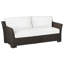 Club 89" Wide Outdoor Wicker Loveseat with Cushions-30564831-70236898-70236914