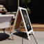 Millworks Wood A-Frame Magnetic Chalkboard Set-Markers, Stencils, and Magnets-74893303