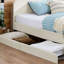 Lit de jour rembourré avec tiroirs et planches latérales réglables (sans matelas)-886690242-886690243