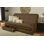 Grand futon avec matelas à dossier large avec rangement 89 po Stratford