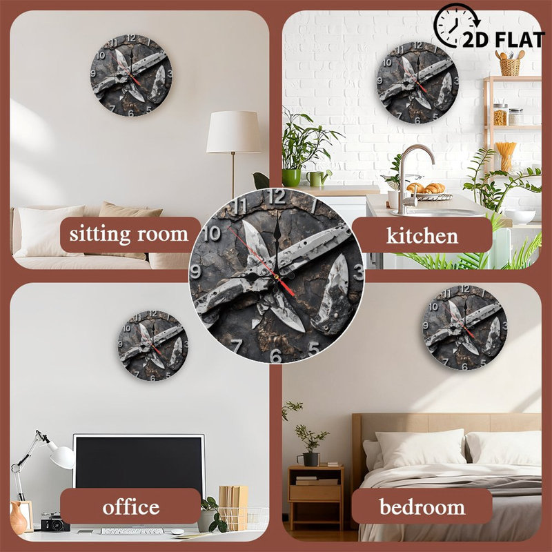 Horloge avec aiguilles