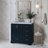 37'' Single Bathroom Vanity with Carrara Marble Top-93359241