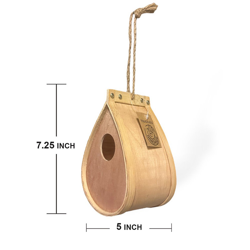 7'' H x 5'' W x 4'' D Hanging Weather Resistant Birdhouse