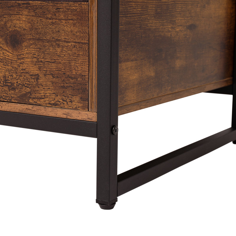 Table basse avec rangement de style traîneau