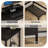 Morihisa L Shaped Desk, 94.5" Reversible Computer Gaming Desk With 3 Drawers, Corner Desk With 2 Monitor Stand, Home Office Desk Workstation-1930855314