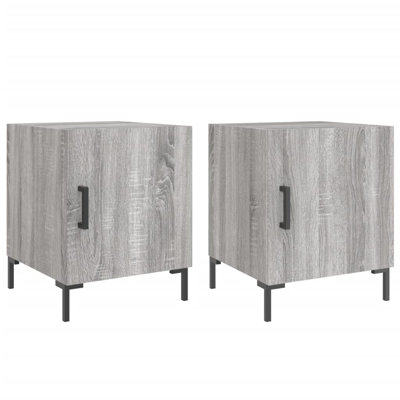 Menpal 40cm W Iron Bedside Table