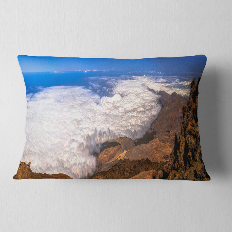 Coussin lombaire panoramique seascape teide view