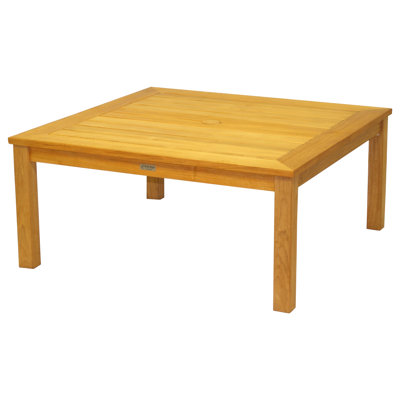 Newport 42" Teak Outdoor Square Coffee Table