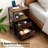 Modern Nightstand With Charging Station & Adjustable Fabric Drawer, 3-tier Storage End Table For Bedroom & Living Room-1965584414