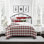 Royal Plaid Cotton Coverlet Set