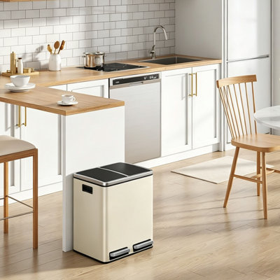 Stainless Steel Recycling Bin - 30 L