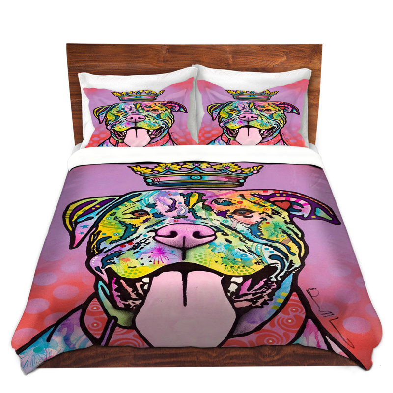 Ensemble de housse de couette en microfibre DiaNoche par Dean Russo - Imperial Dog