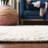 Hayhurst Hand Woven Wool/Cotton Solid Color Rug in Ivory-2017012744