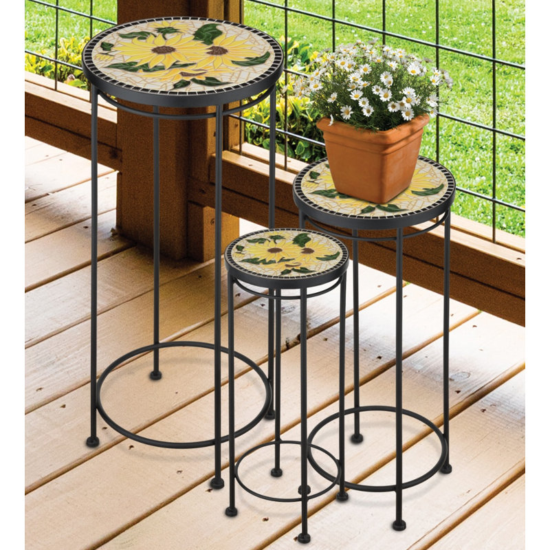 Plant Stand Tall Set/3 - Sunflower