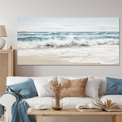 «Alivianna Beach Minimalisme Landscape III», reproduction sur toile