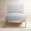 Fauteuil d'appoint sans accoudoirs Abriya