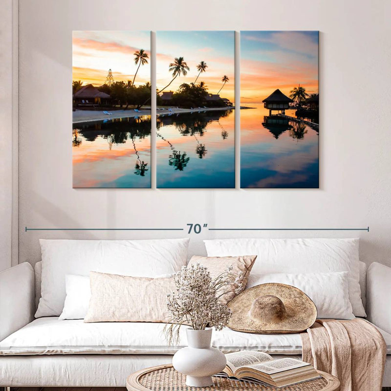 Kavia Palm Beach Reflection, 32" H x 50" W