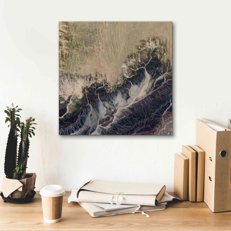 «Earth as Art: Irritated», art mural sur toile, H 18 po x l 18 po x P 0,75 po