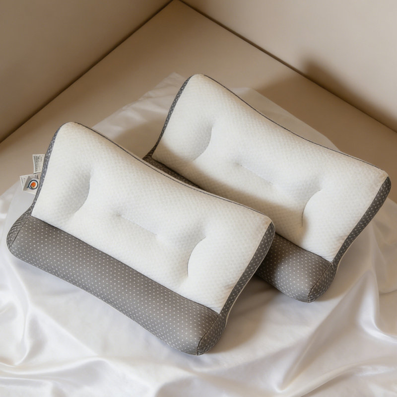 Paquet de 2 coussins de traction cervicale - soutien du cou ergonomique, respirant et hypoallergénique