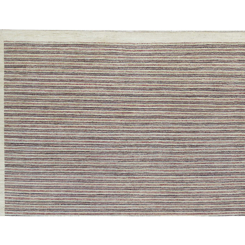 Ziegler Hand Woven Wool Striped Area Rug