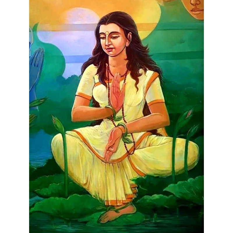 Prakriti Rupen Sansthita - Connaissance de soi | Acrylique sur toile | Par Suneel Kumar Singh