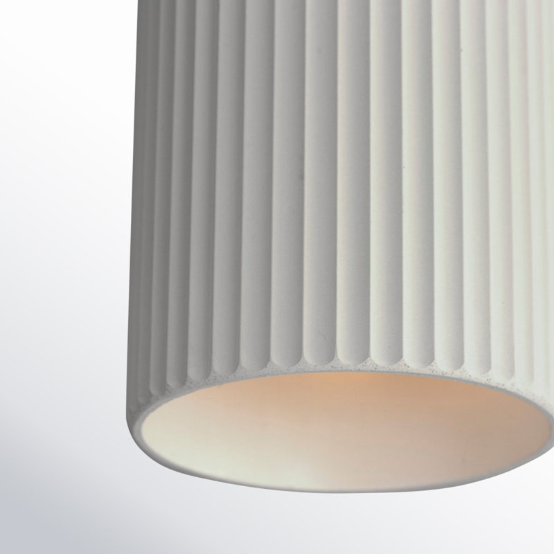 Calcott 1 - Light Cylinder Pendant, Chalk White, Chaulk White