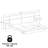 Zen Alpha Collection - Platform Bed with Headboard and Nightstands (2) – Easy Assembly, No Box Spring Required-801274210-791562323