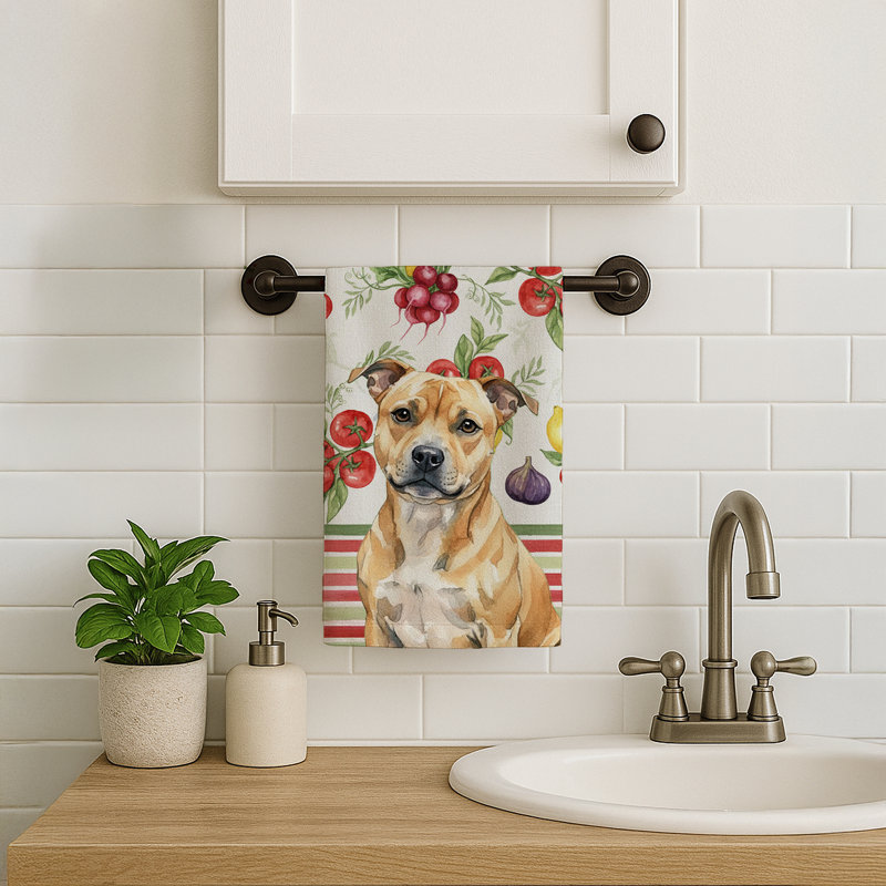 Serviette de cuisine Faw Staffordshire Bull Terrier, Fawn Staffordshire Bull Terrier