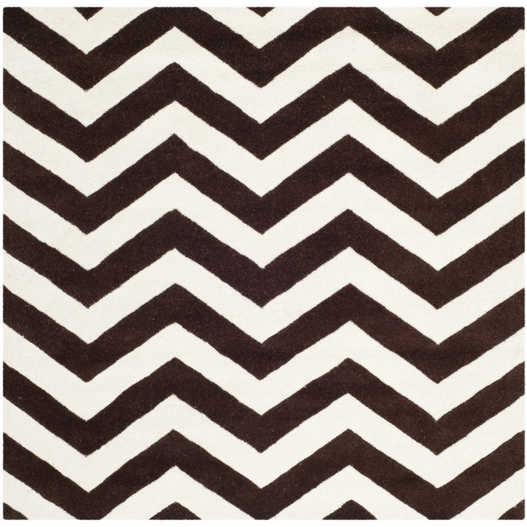 Teresita Hand Tufted Wool Chevron Rug