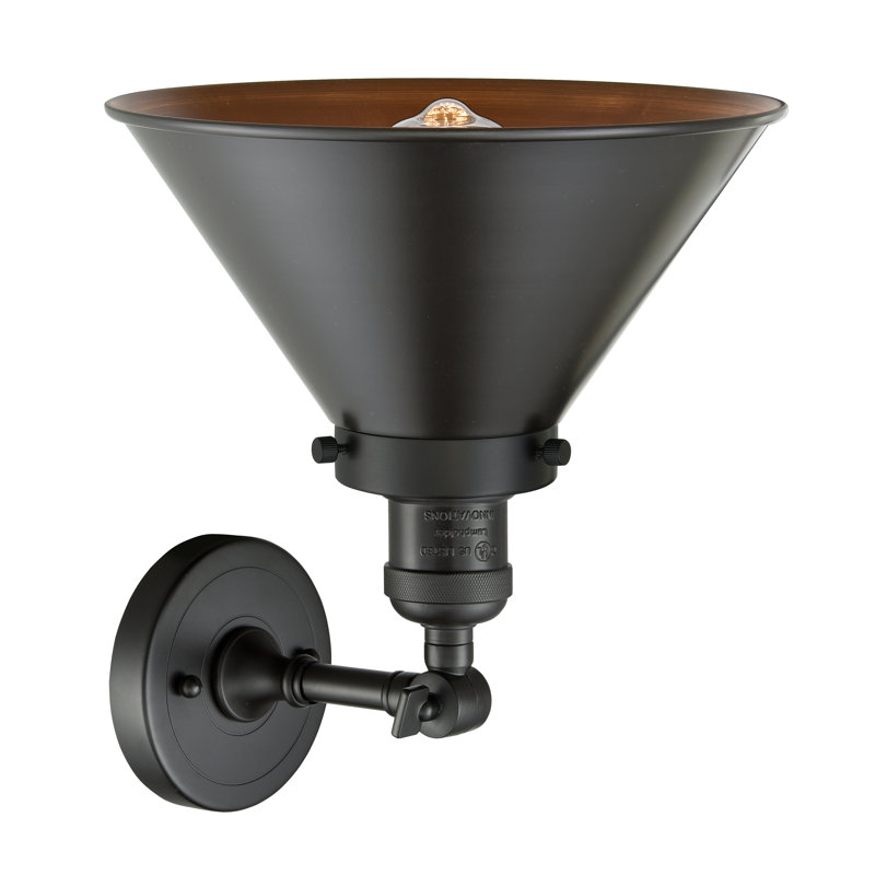 Paylor Semi Flush Mount, 6 Watt Vinage LED Bulb, Oil Rubbed Bronze