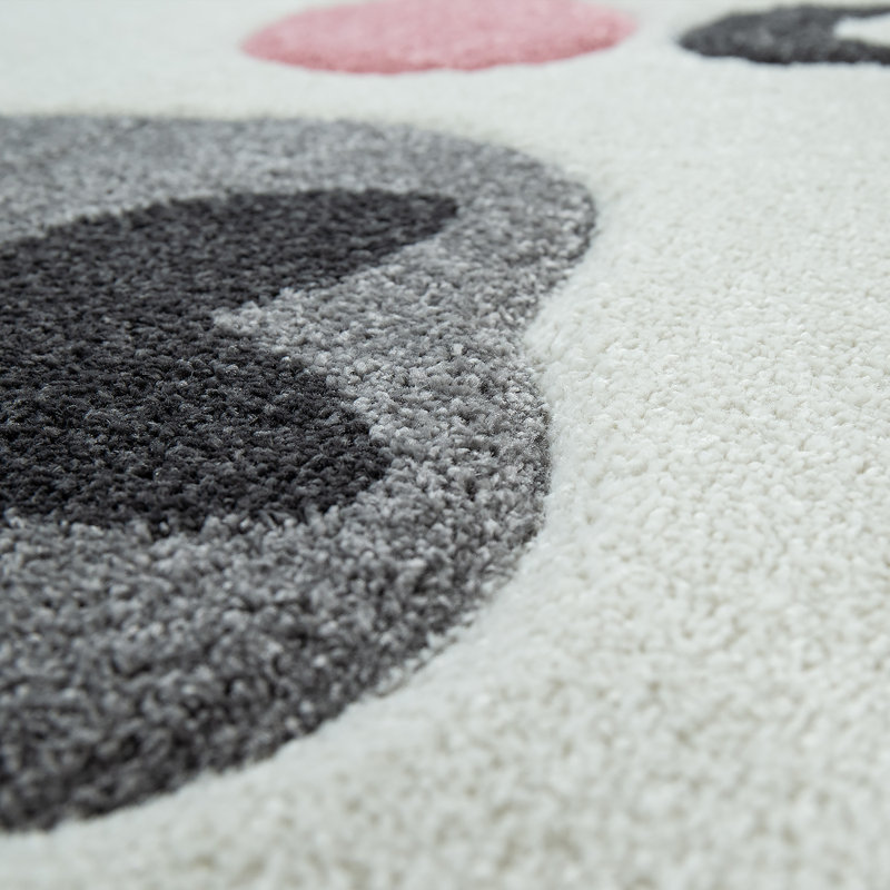 Barela Baby & Kids Rugs, Rectangle 6'7" x 9'6", Pink