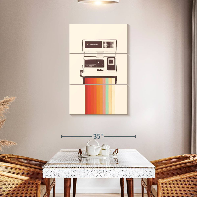 Senne Instant Camera Rainbow, 45" H x 28" W