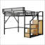 Grand lit mezzanine avec escalier-640579913-640579916