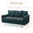 Madalinn 58'' Velvet Loveseat-1294829420