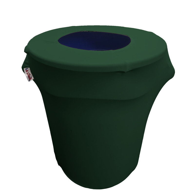 Housse pour poubelle extensible en élasthanne, Vert forêt