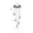 Marni 5 - Light LED Cluster Pendant-63492192